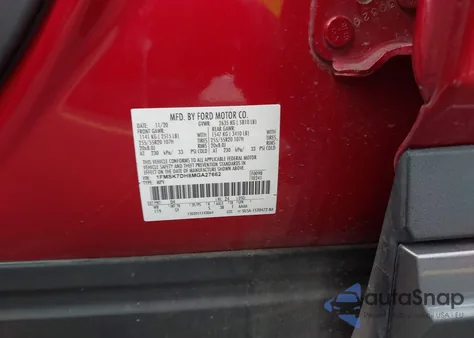 2021 Ford Explorer Xlt z USA, uszkodzony, nr VIN 1FMSK7DH8MGA27662